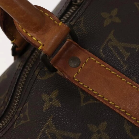 LOUIS VUITTON Monogram Keepall 50 Boston Bag M41426 LV Auth BD429 - Picture 11 of 16